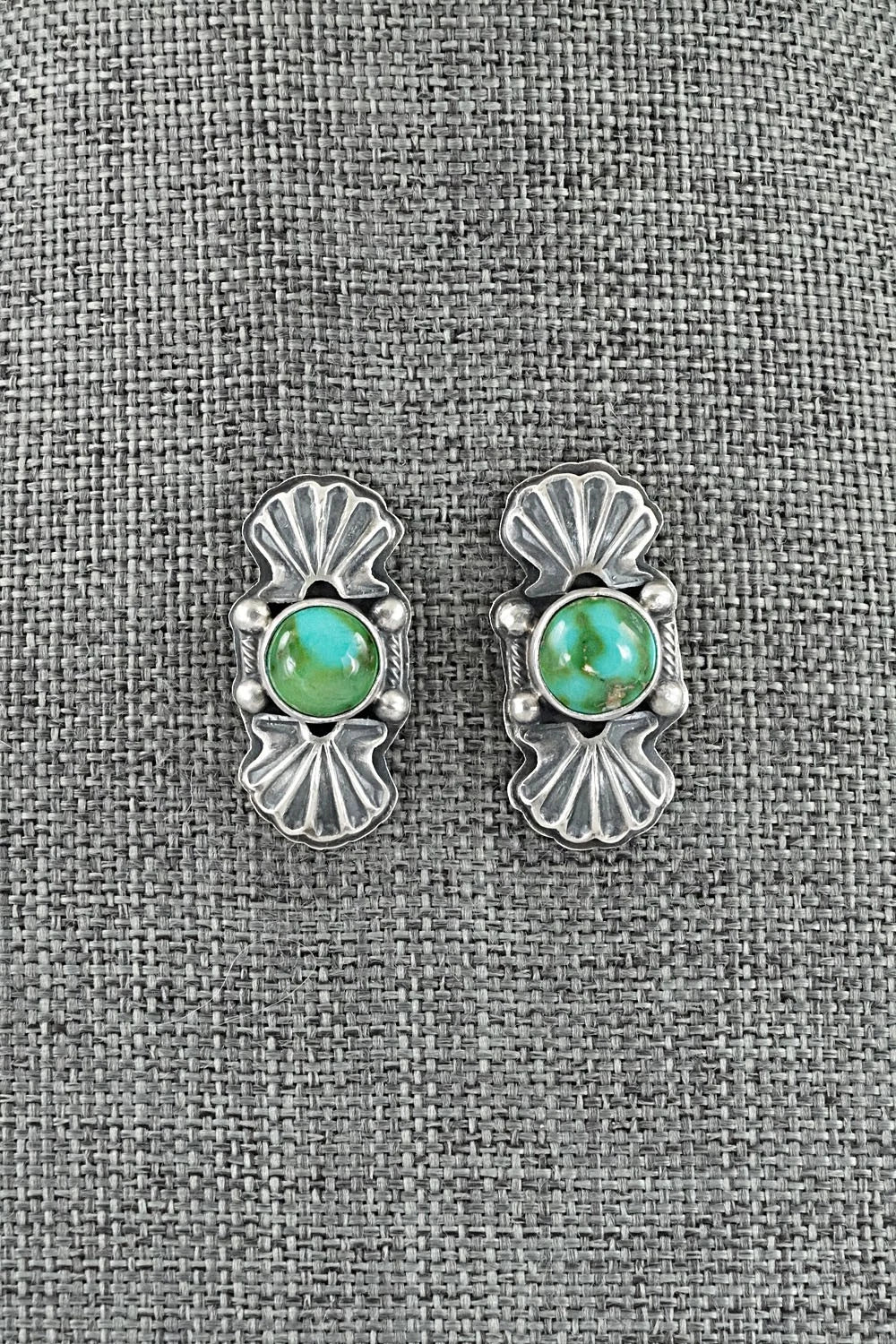 Turquoise & Sterling Silver Squash Blossom Set - Randy Boyd