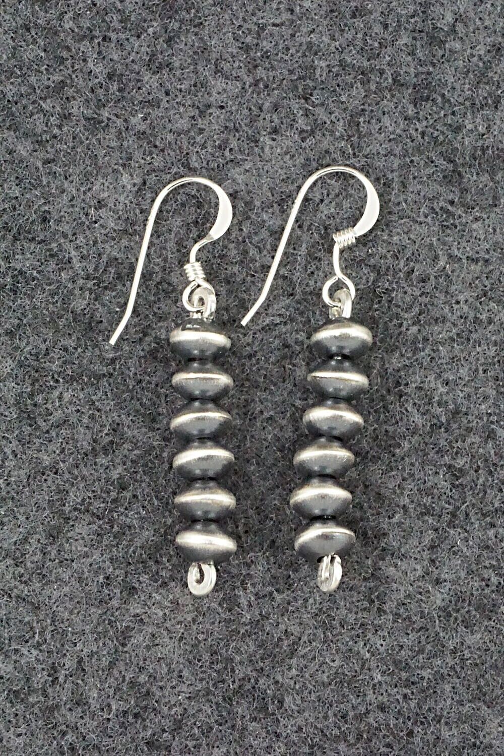 Sterling Silver Navajo Pearl Earrings - Preston Haley