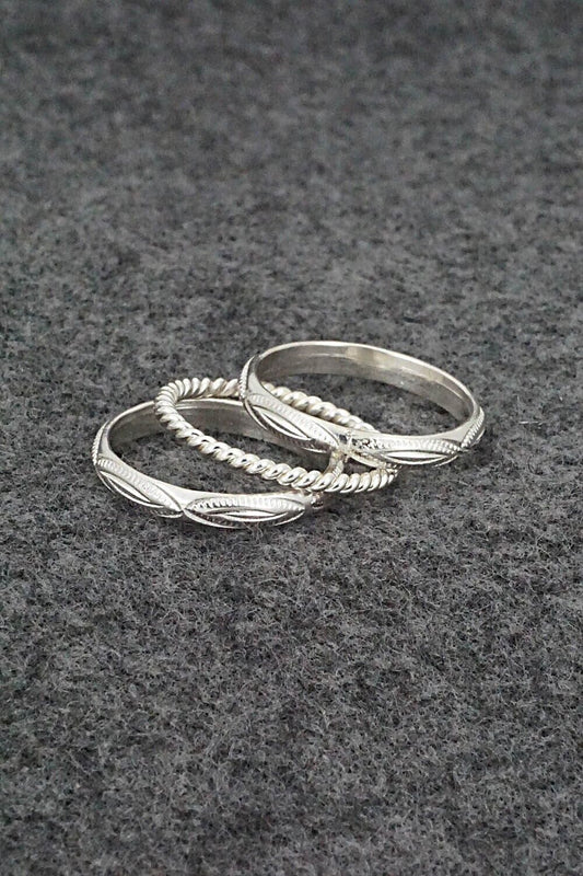 Sterling Silver Rings - Elaine Tahe - Size 8.5