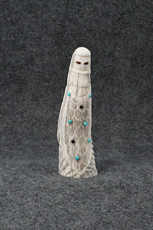 Corn Maiden Zuni Fetish Carving - Garrick Weeka