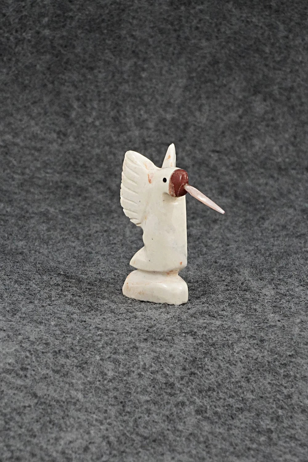 Hummingbird Zuni Fetish Carving - Justin Red Elk
