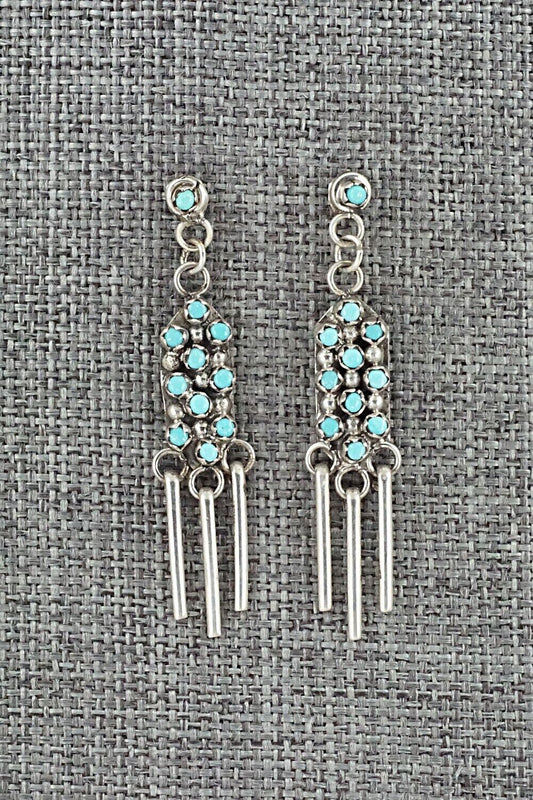 Turquoise & Sterling Silver Earrings - Arlene Quam
