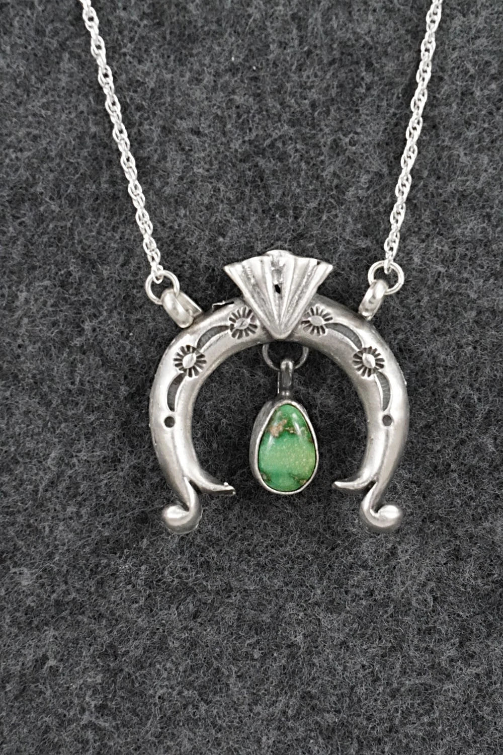 Turquoise & Sterling Silver Necklace - Gary Shorty