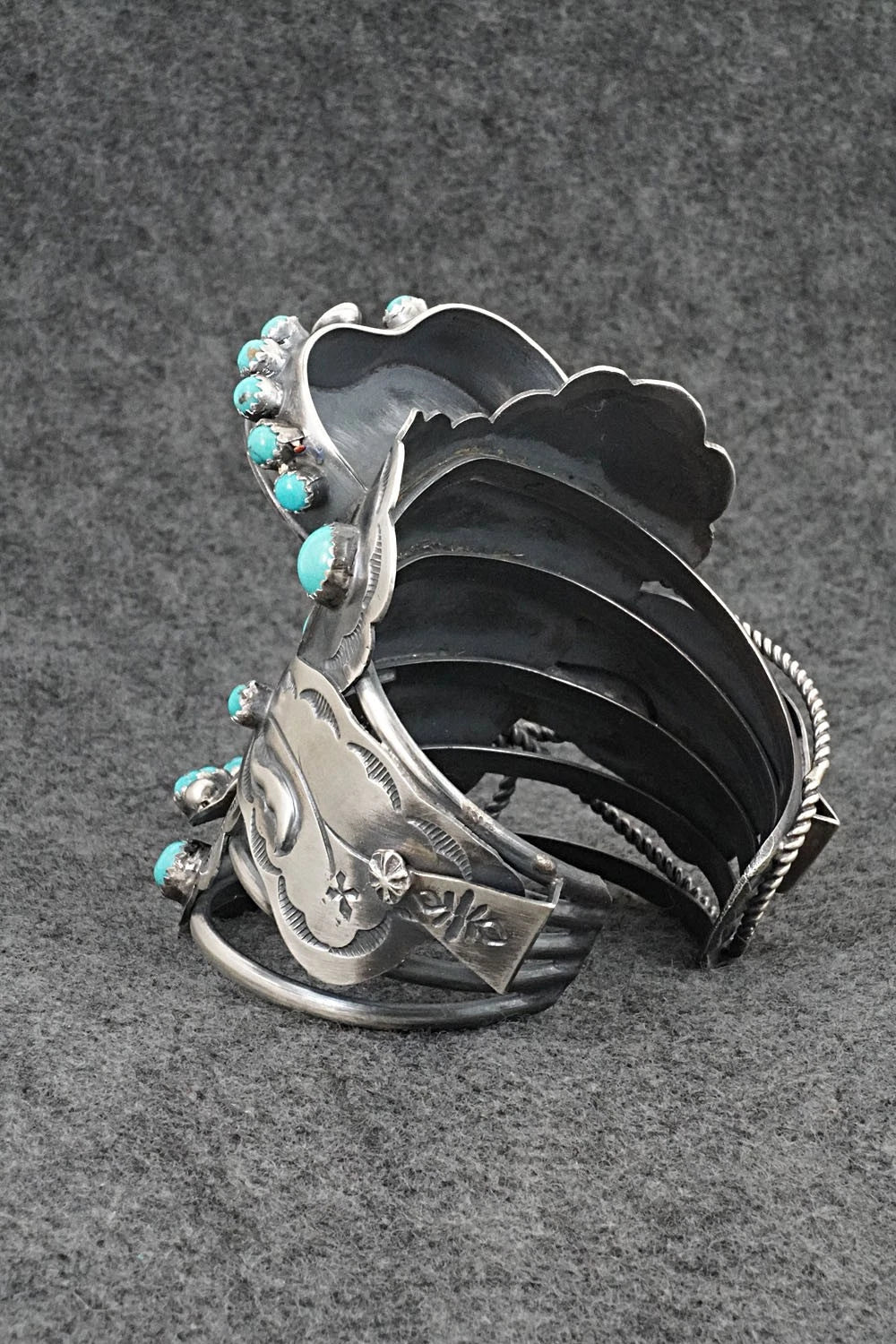 Turquoise & Sterling Silver Bracelet - Tim Yazzie
