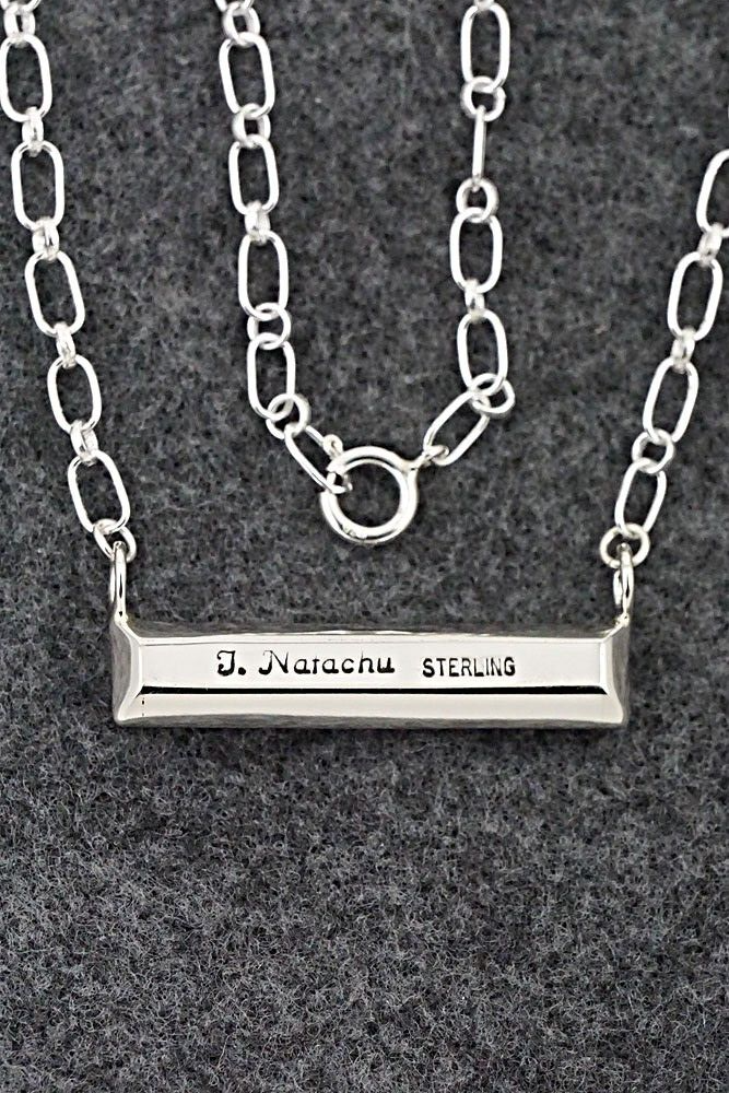 Turquoise & Sterling Silver Necklace - Troy Natachu