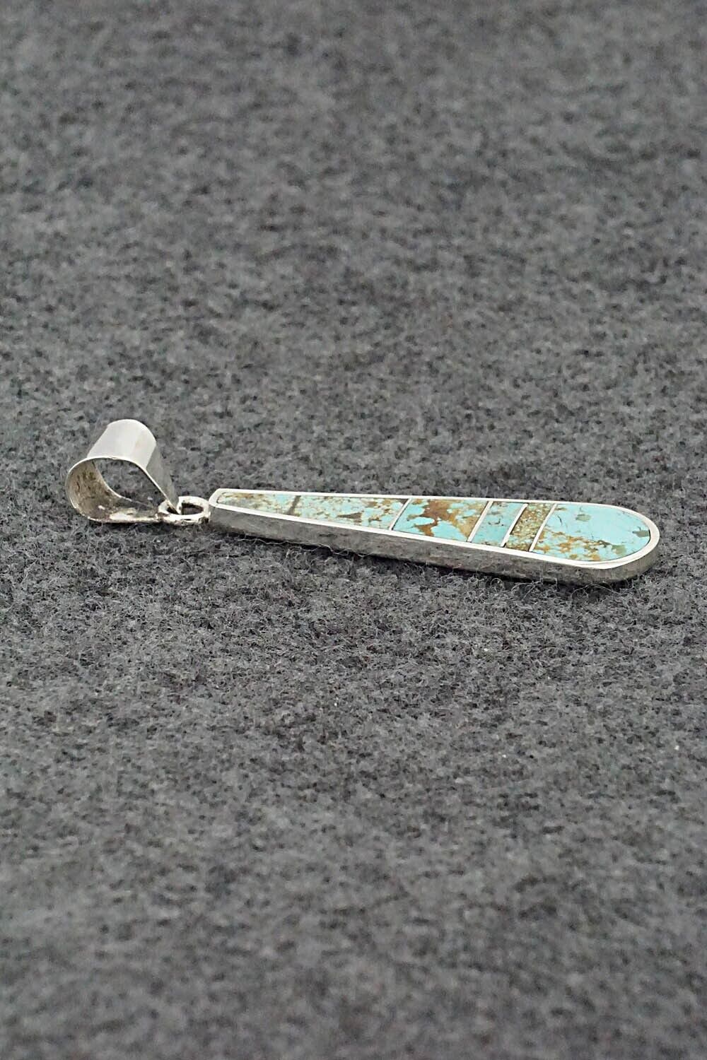 Turquoise & Sterling Silver Pendant - Harold Smith