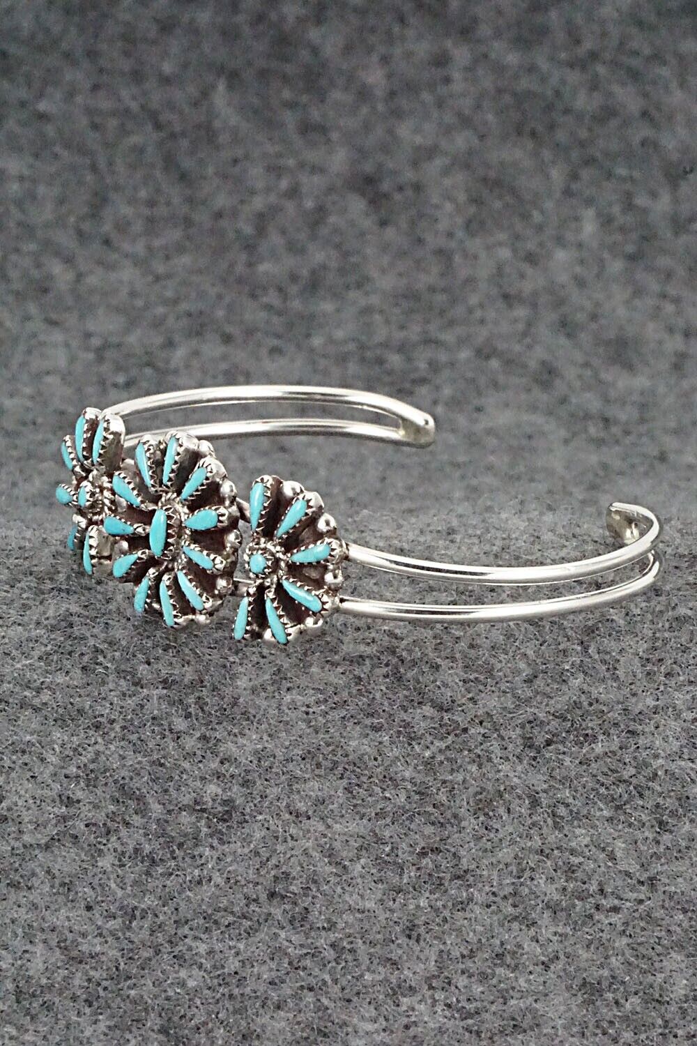 Turquoise & Sterling Silver Bracelet - Judy Wallace
