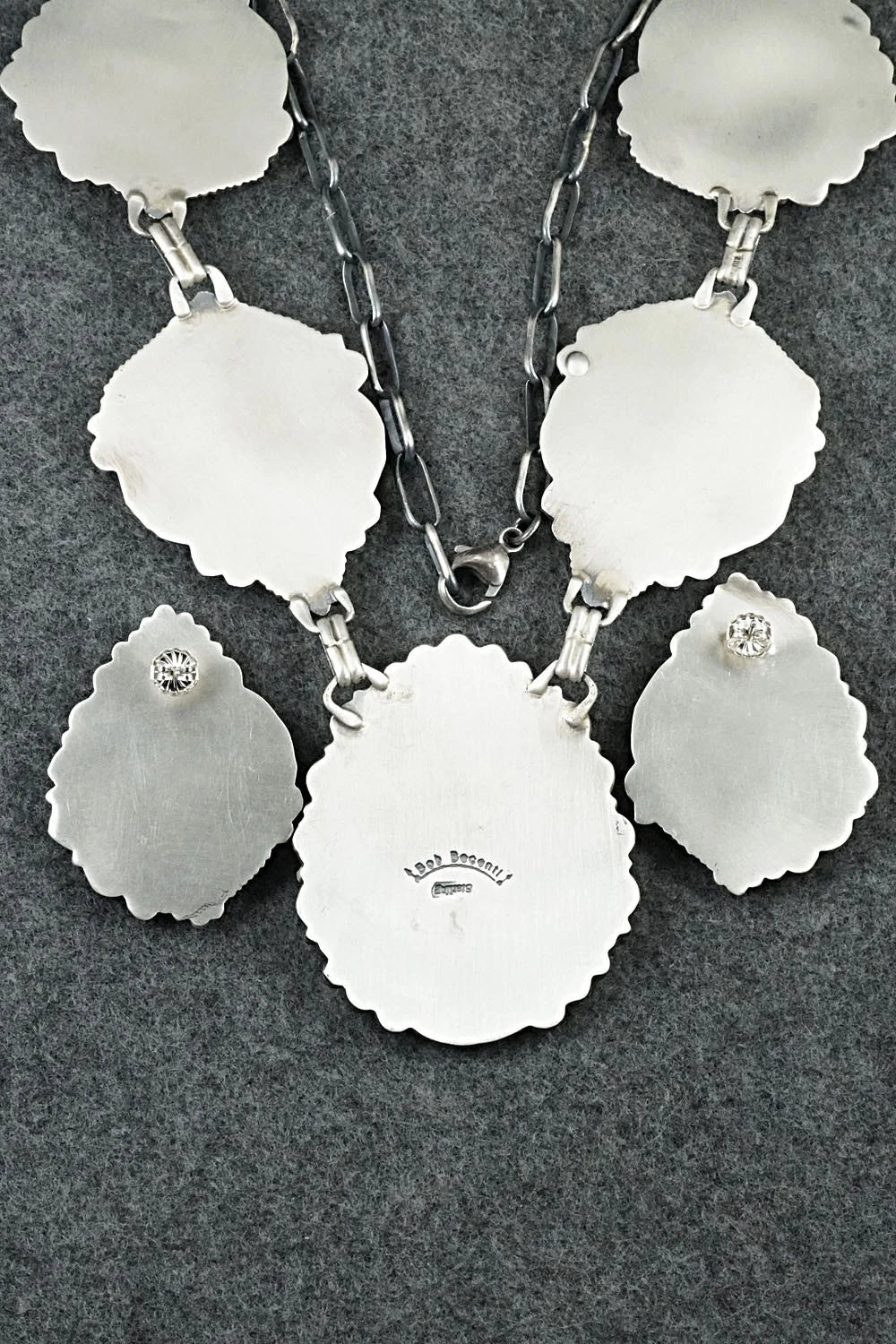 Turquoise & Sterling Silver Necklace and Earrings Set - Bob Becenti