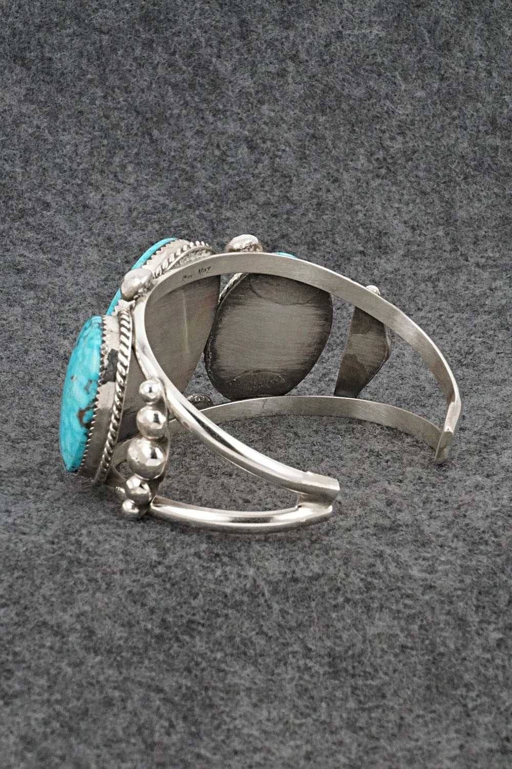 Turquoise & Sterling Silver Bracelet - Ray Nez