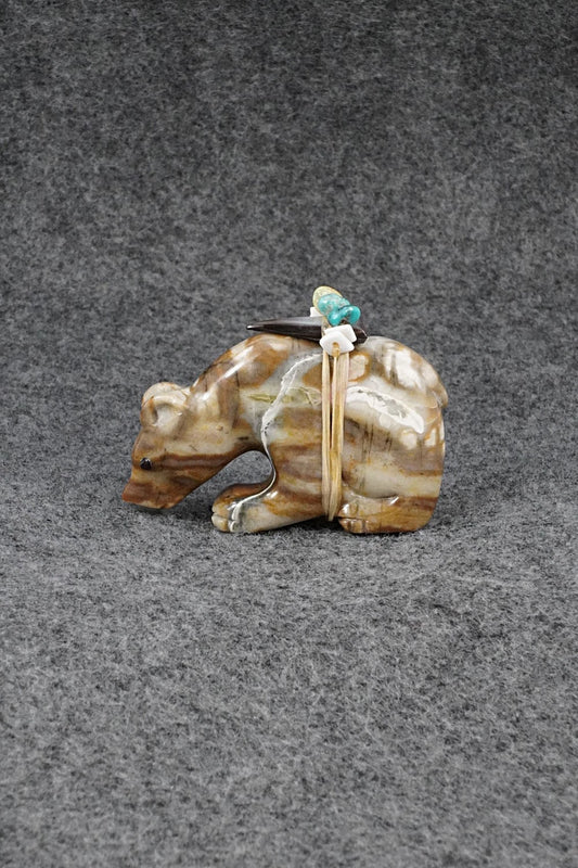 Bear Zuni Fetish Carving - Randy Lucio
