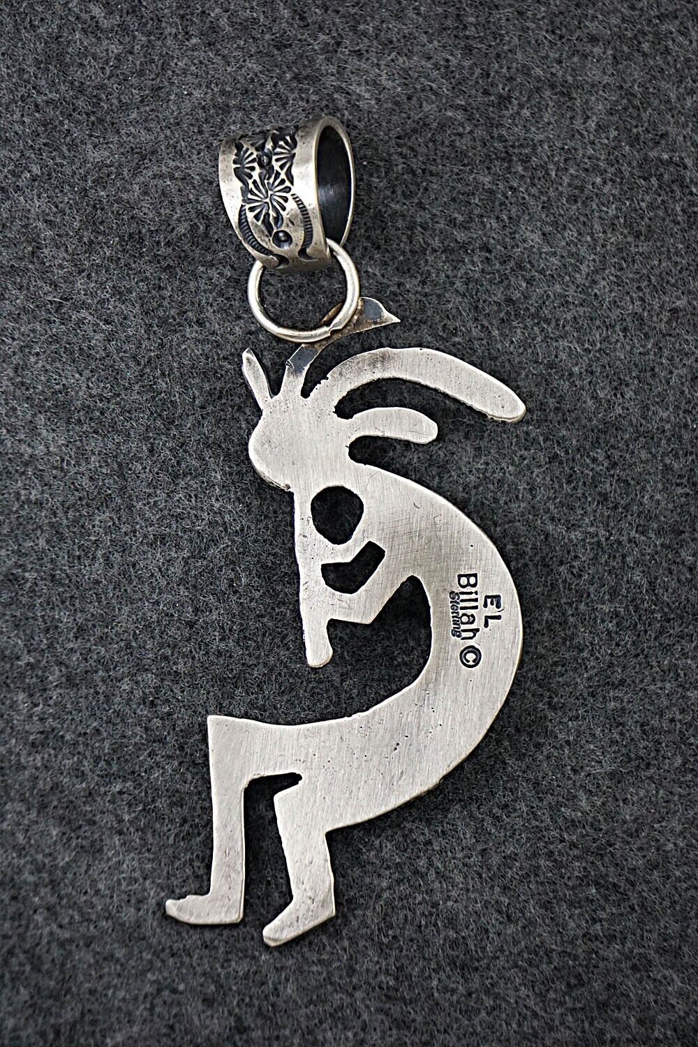 Turquoise and Sterling Silver Pendant - Eva Billah