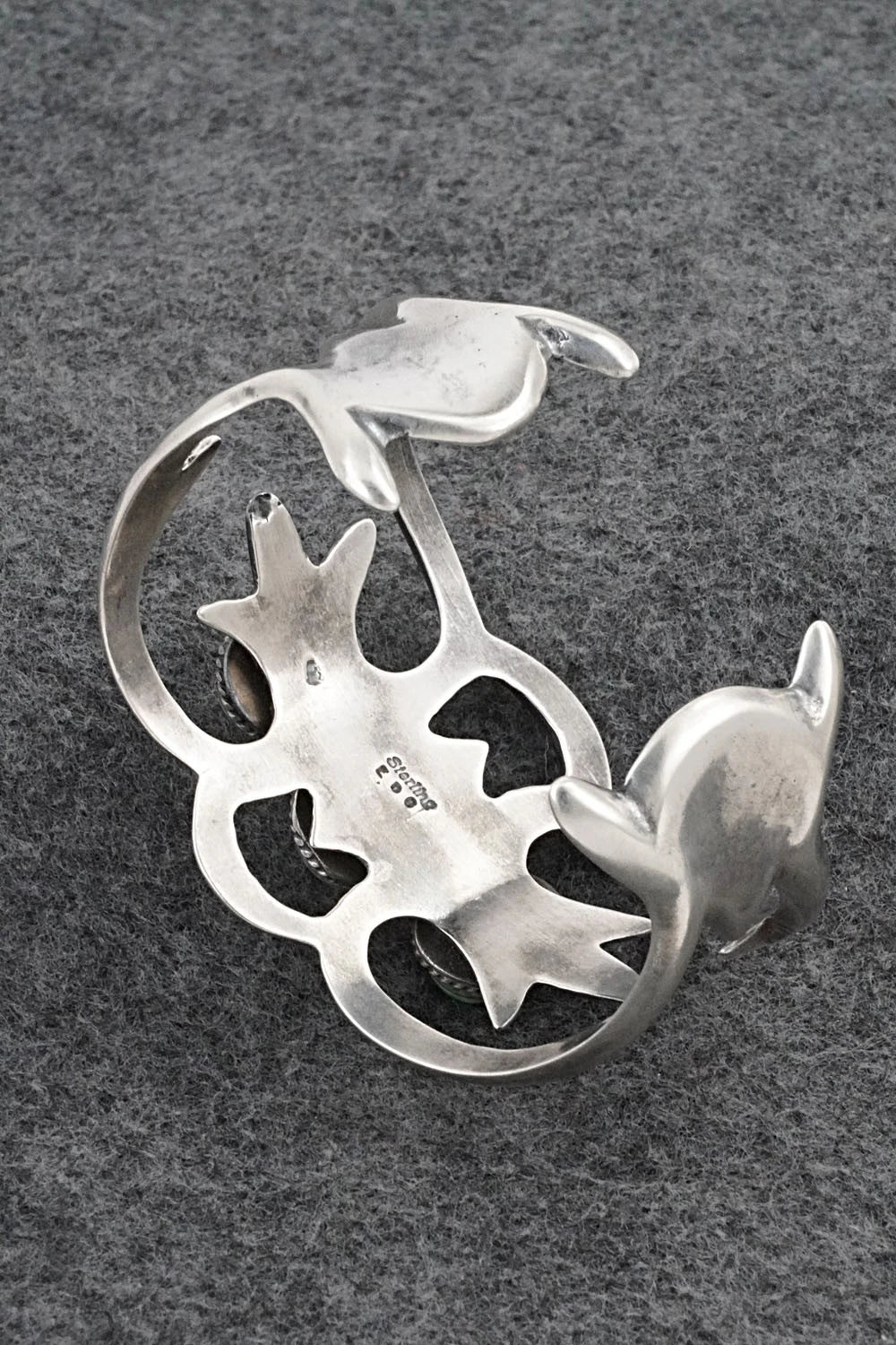 Turquoise & Sterling Silver Bracelet - Eugene Gruber