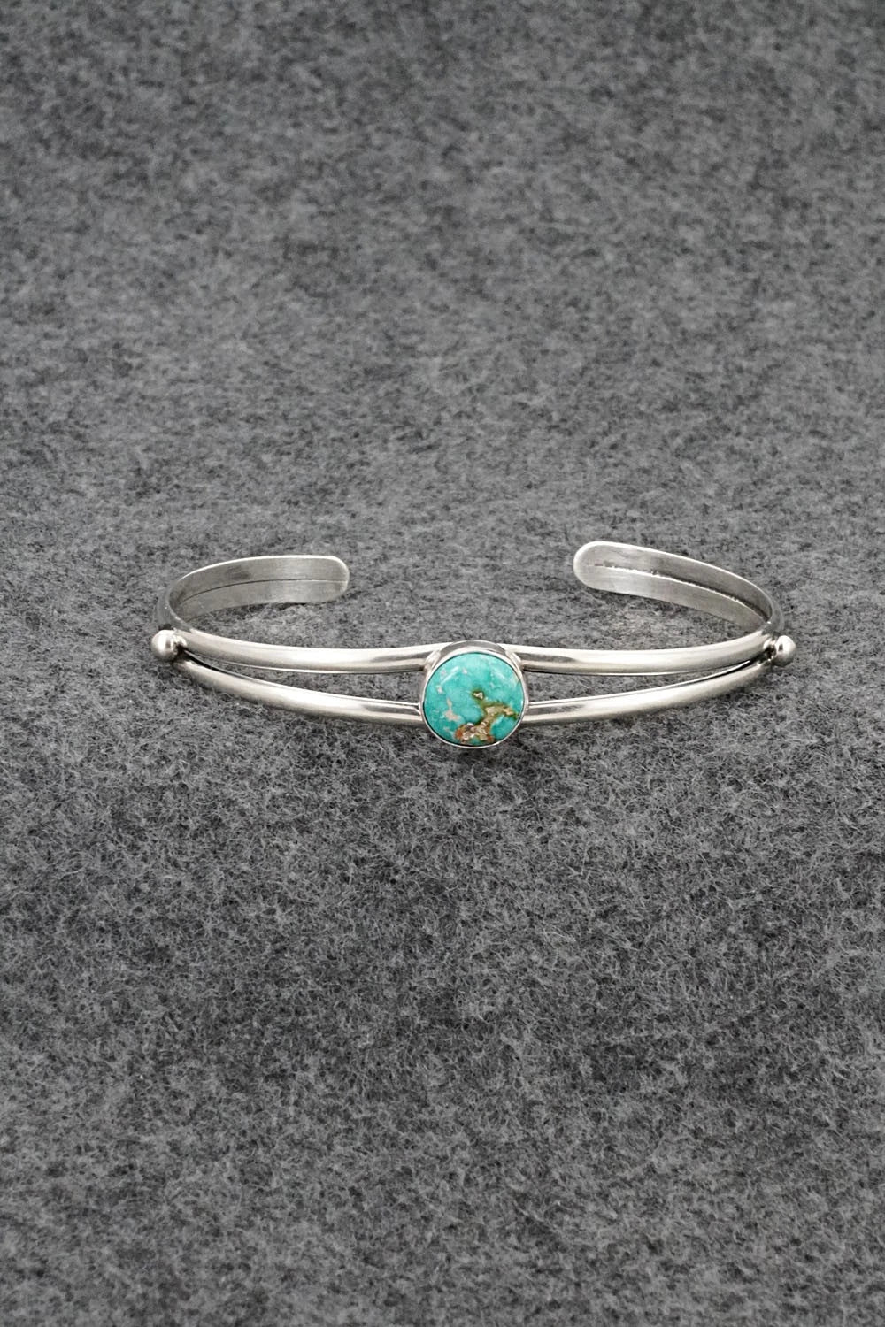 Turquoise & Sterling Silver Bracelet - Rosemary Saunders
