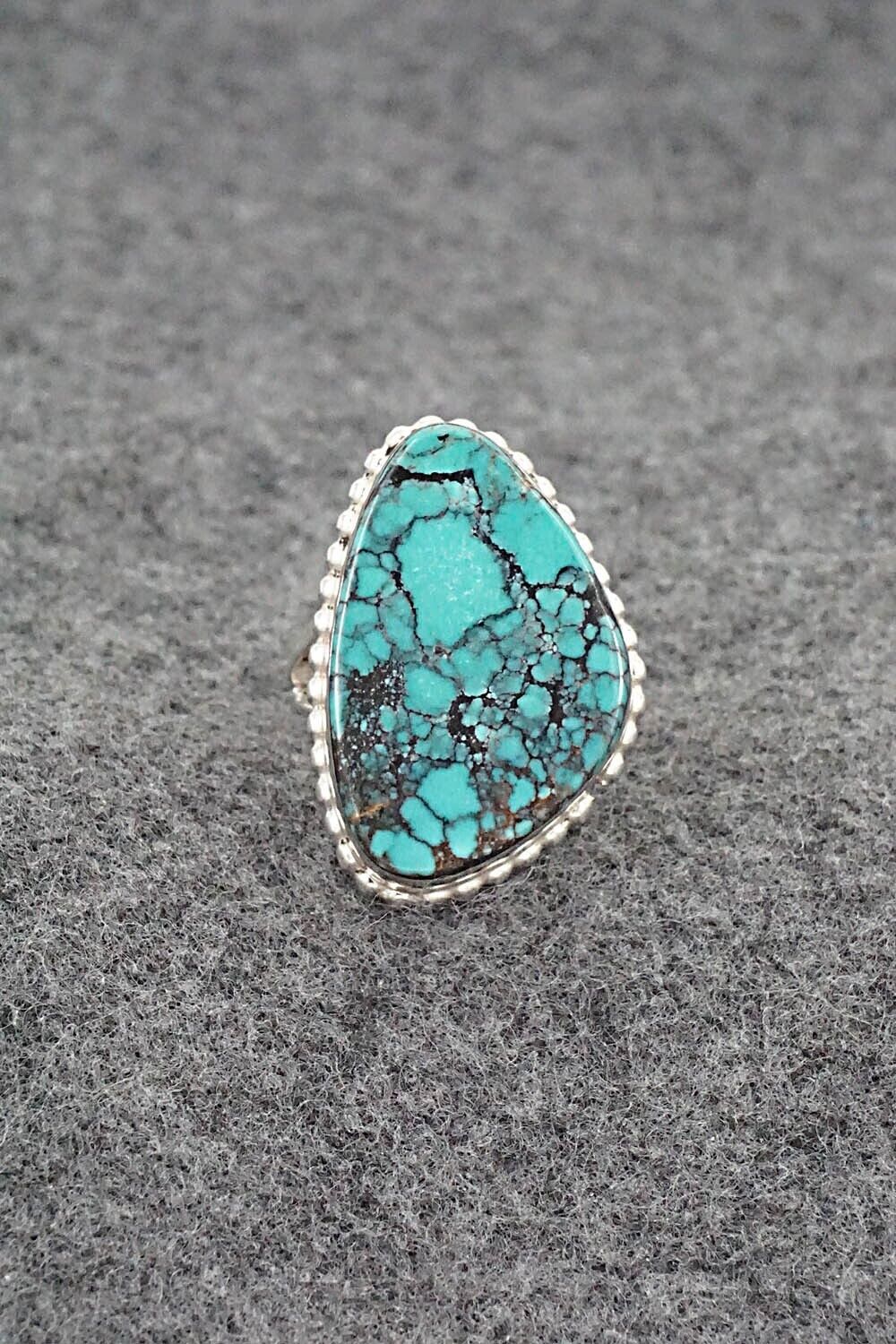 Turquoise & Sterling Silver Ring - Larry Castillo - Size 7