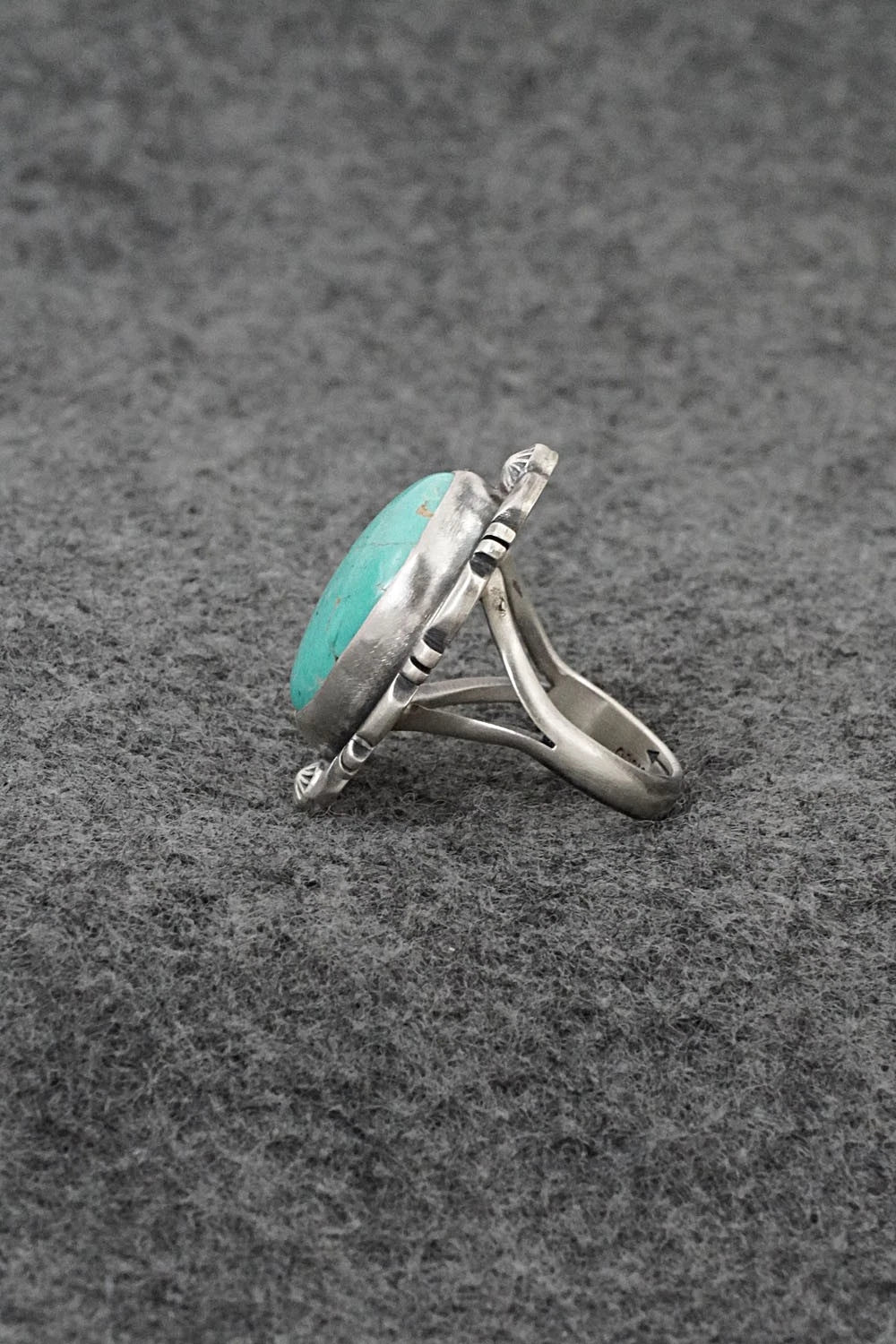 Turquoise & Sterling Silver Ring - Thomas Francisco - Size 6