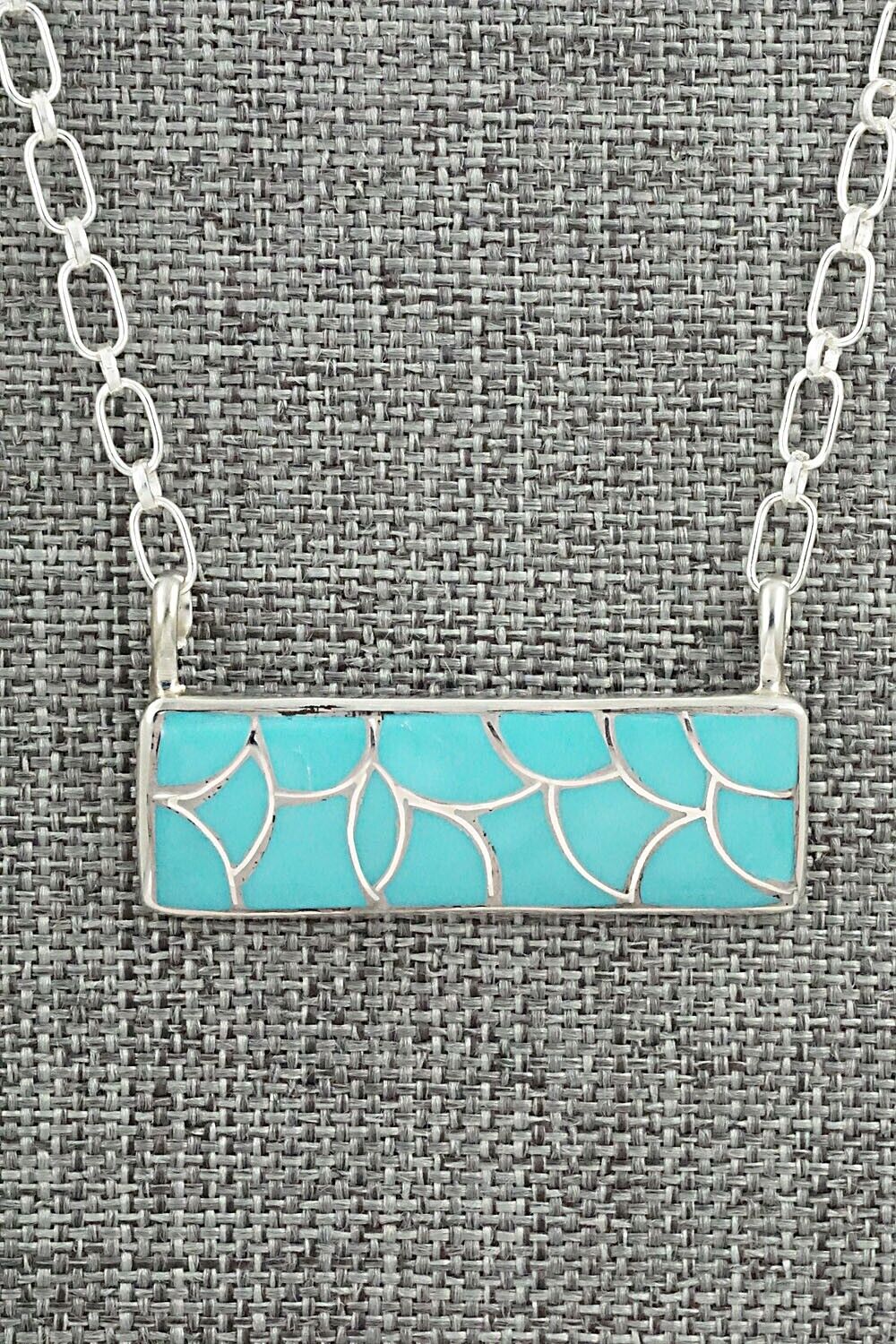 Turquoise & Sterling Silver Necklace - Orena Leekya