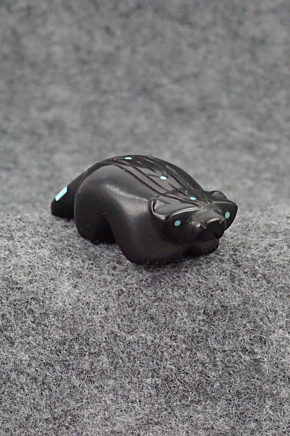 Badger Zuni Fetish Carving - Brandon Phillips