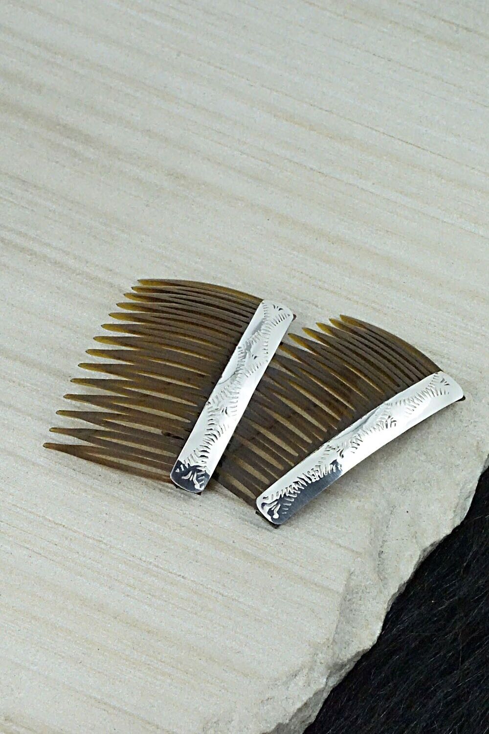 Sterling Silver Hair Combs - Randall Dalgai
