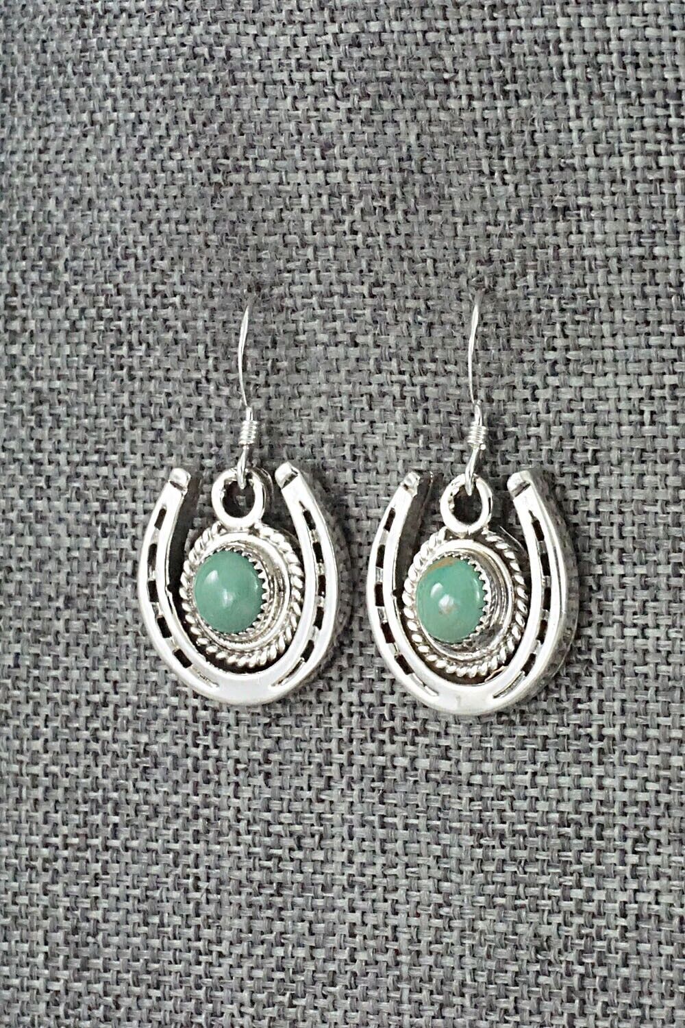 Turquoise and Sterling Silver Earrings - Sharon McCarthy