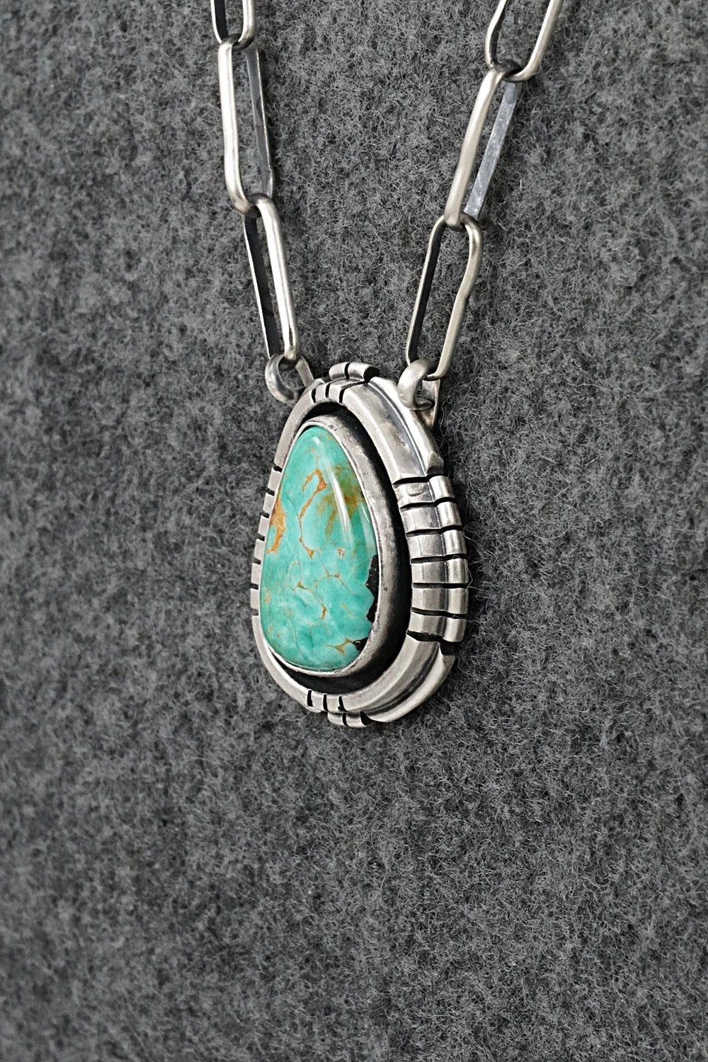 Turquoise & Sterling Silver Necklace - Daniel Benally