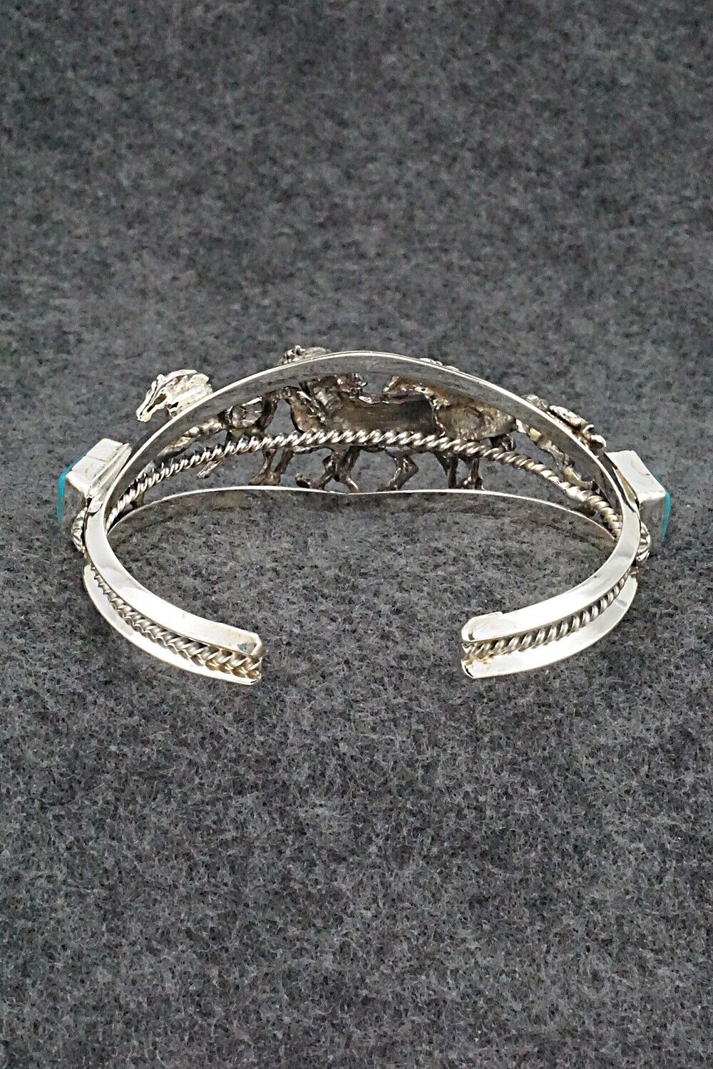 Turquoise & Sterling Silver Bracelet - Bobby Platero