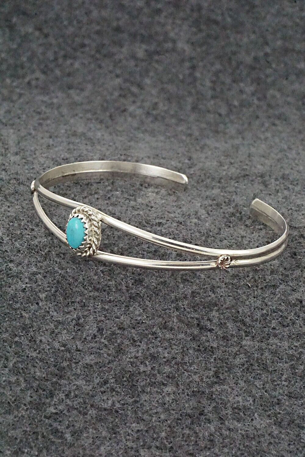 Turquoise & Sterling Silver Bracelet - Elton Cadman