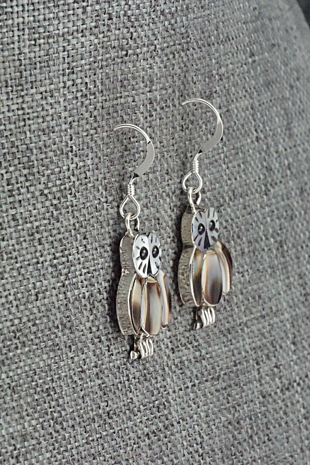 Multi Stone & Sterling Silver Earrings - Reginda Kallestewa