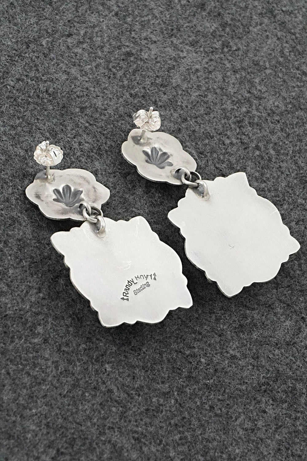 Turquoise & Sterling Silver Earrings - Randy Boyd
