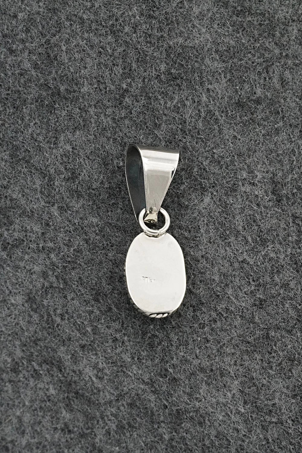 Turquoise & Sterling Silver Pendant - Rosemary Saunders