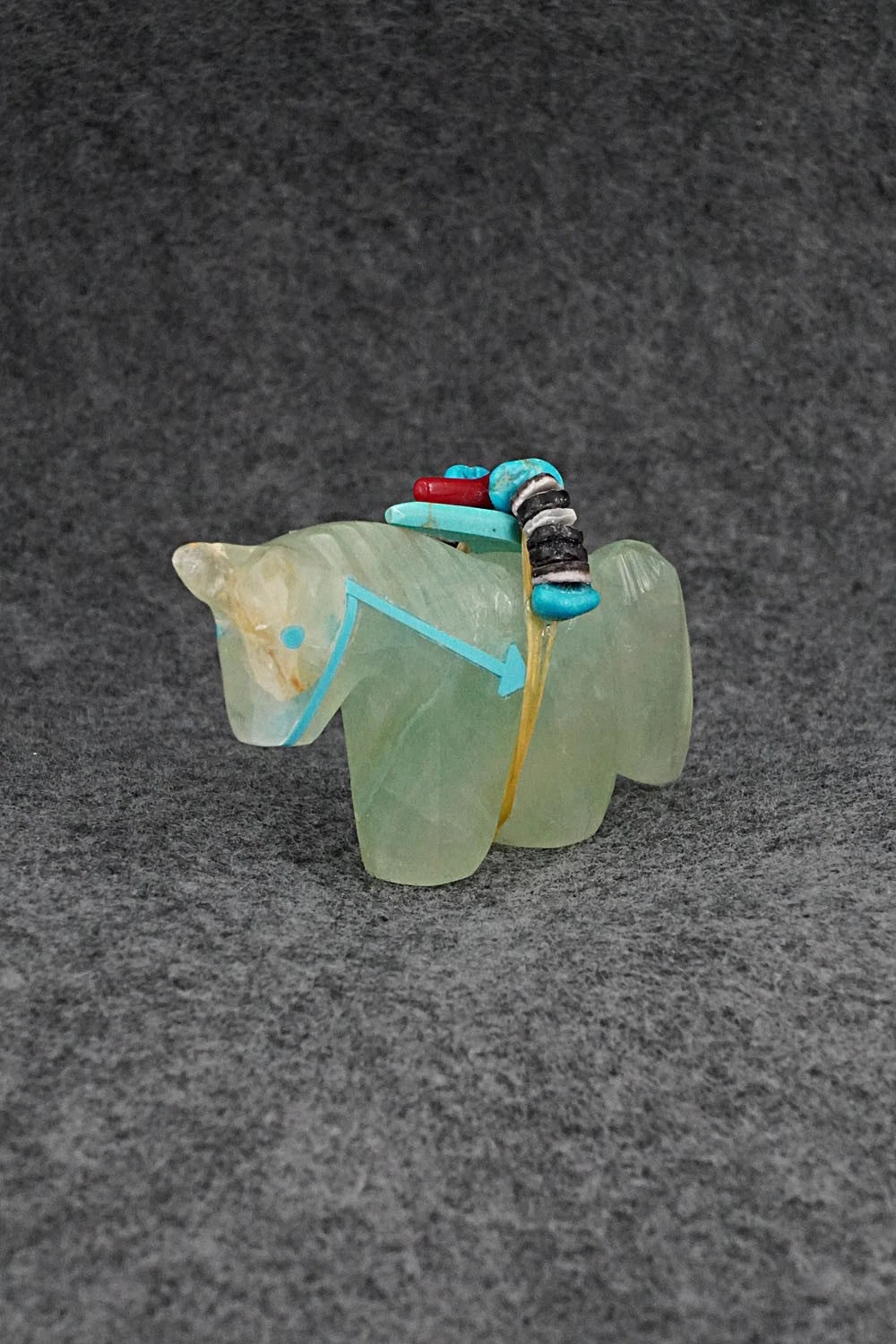 Horse Zuni Fetish Carving - Rodney Laiwakete