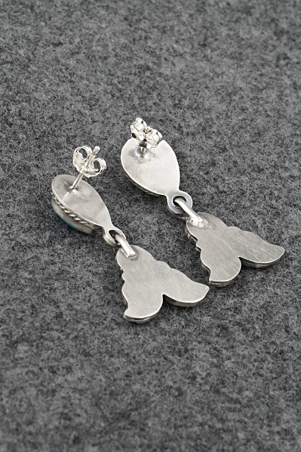 Turquoise & Sterling Silver Earrings - Sharon McCarthy