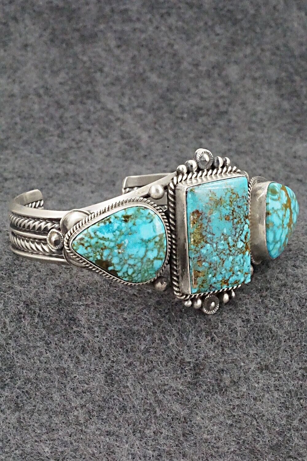 Turquoise & Sterling Silver Bracelet - Derrick Gordon