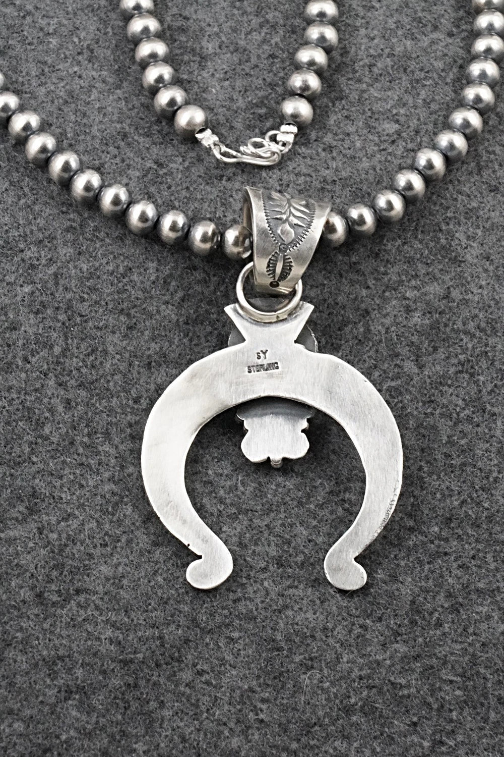 Turquoise & Sterling Silver Necklace - Samuel Yellowhair