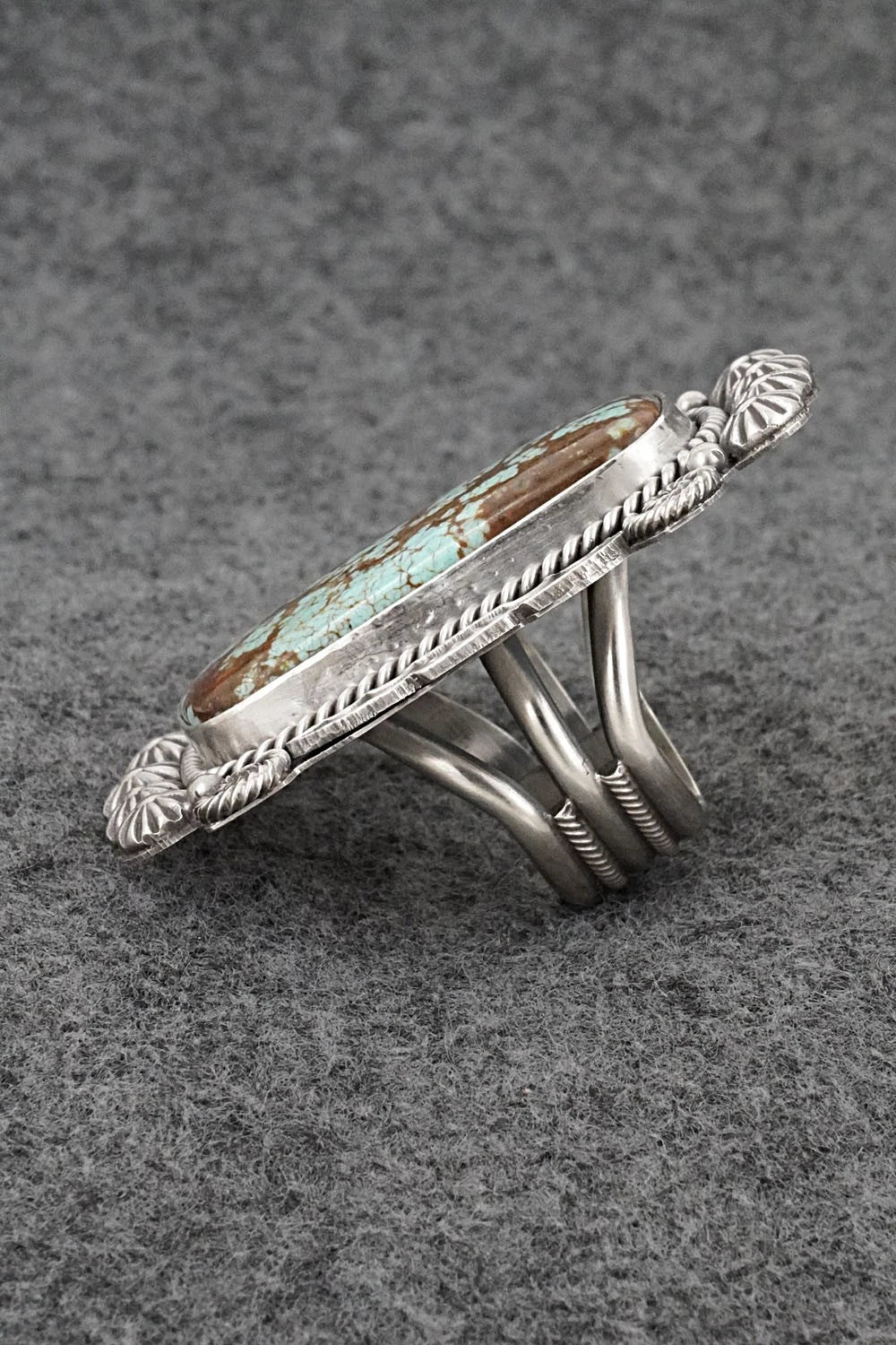 Turquoise & Sterling Silver Ring - Michael Calladitto - Size 9