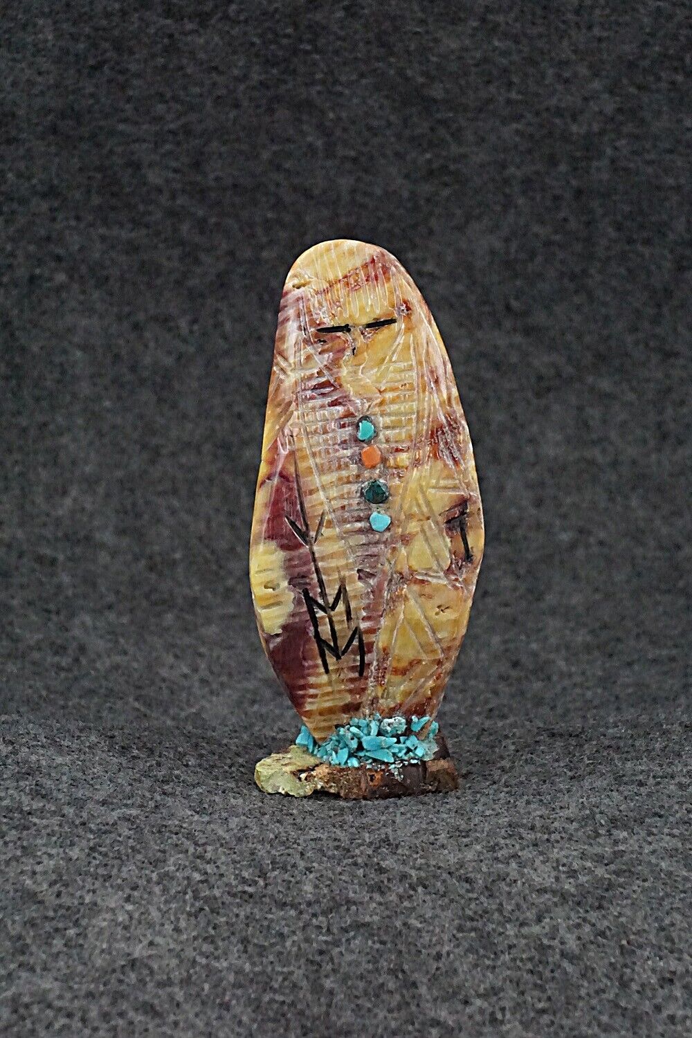 Corn Maiden Zuni Fetish Carving - Gloria Chattin