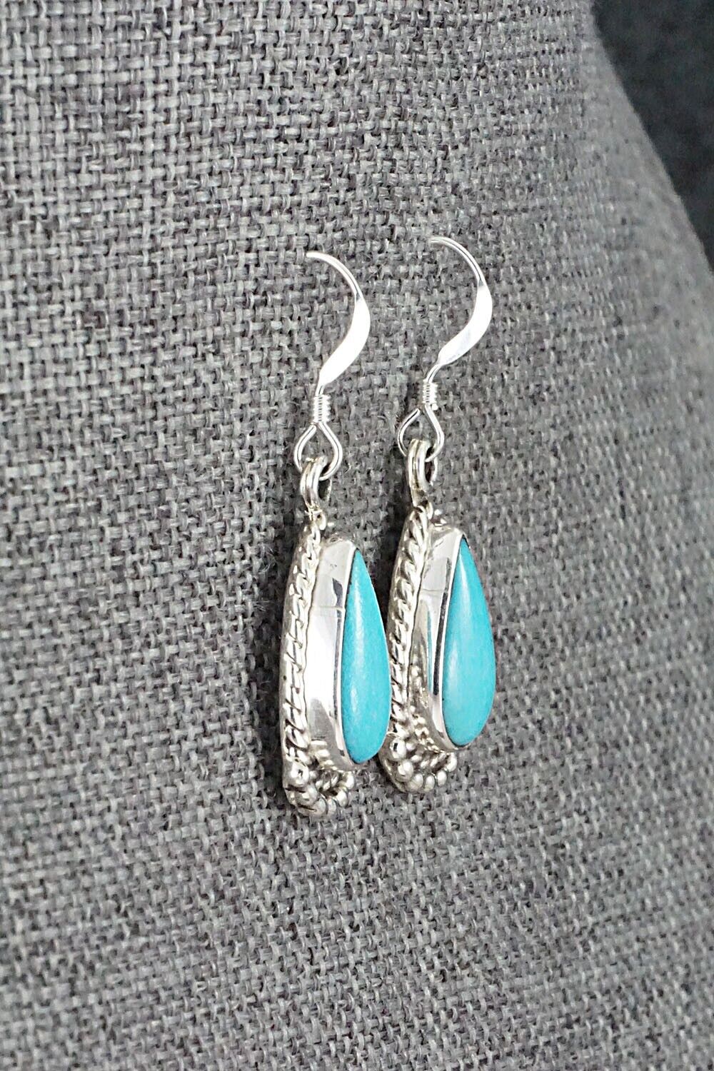 Turquoise and Sterling Silver Earrings - Sharon McCarthy