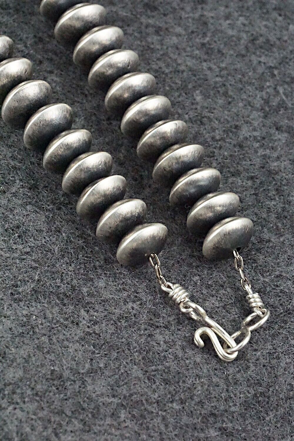 Sterling Silver Navajo Pearl Necklace - Bryannen Halwood