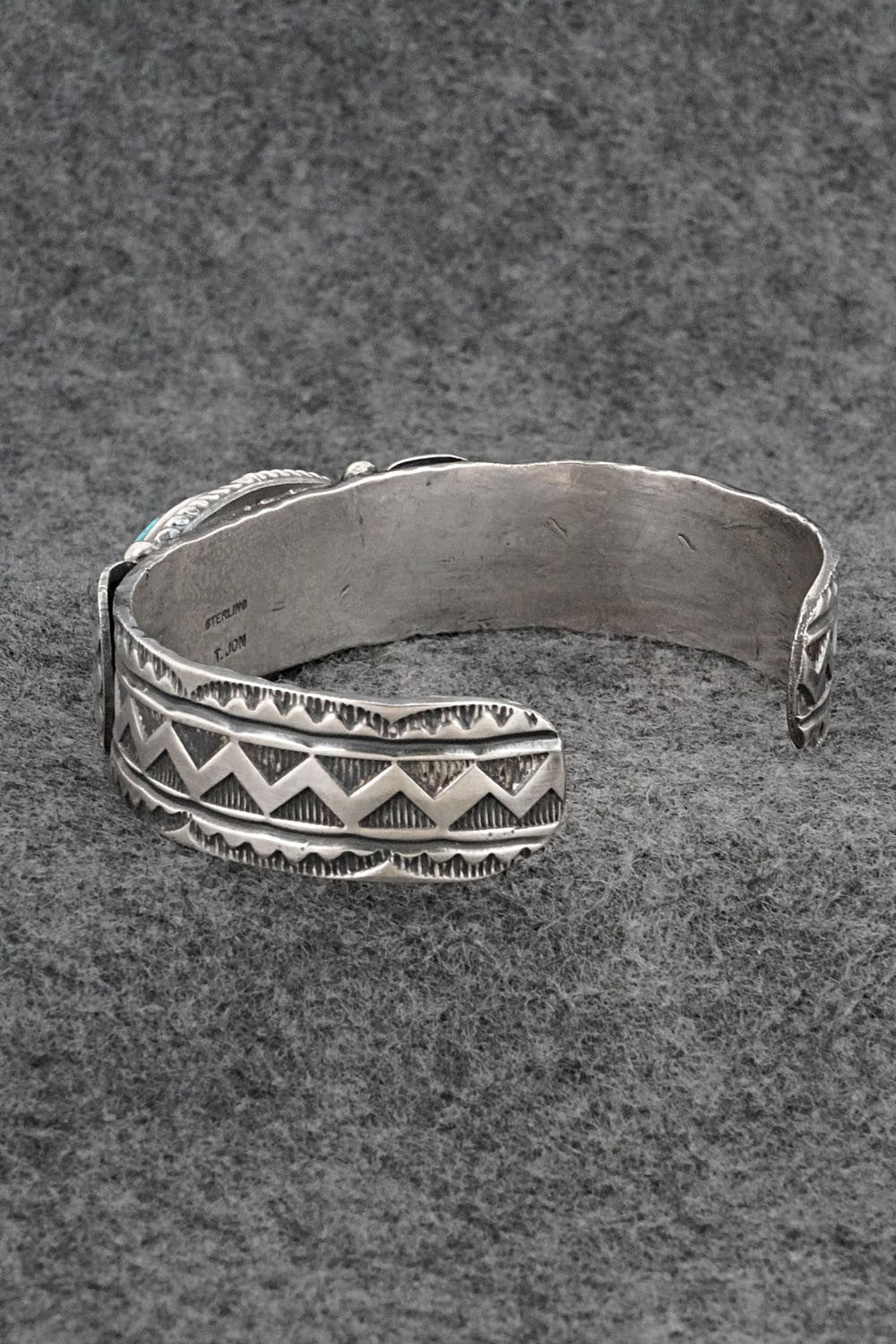 Turquoise & Sterling Silver Bracelet - Tillie Jon