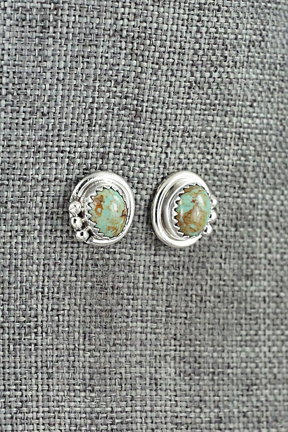 Turquoise & Sterling Silver Earrings - Rita Largo