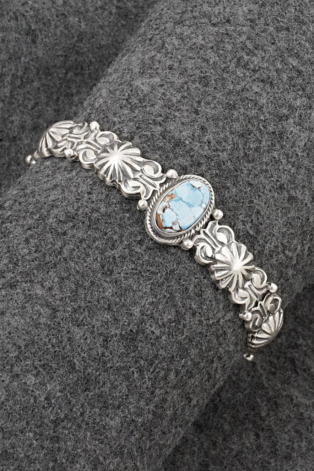Turquoise & Sterling Silver Bracelet - Thomas Yazzie