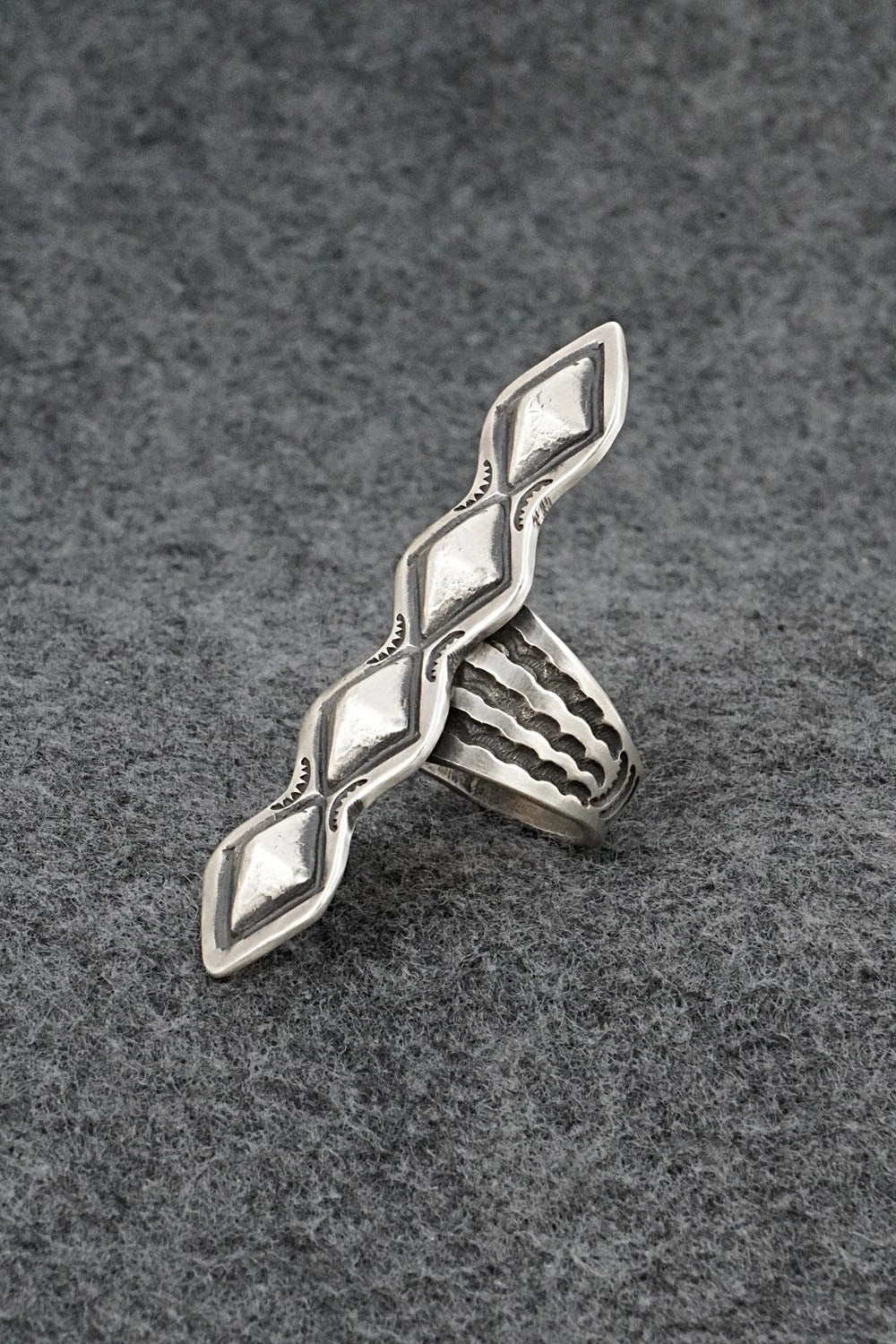 Sterling Silver Ring - Calvin Martinez - Size 8