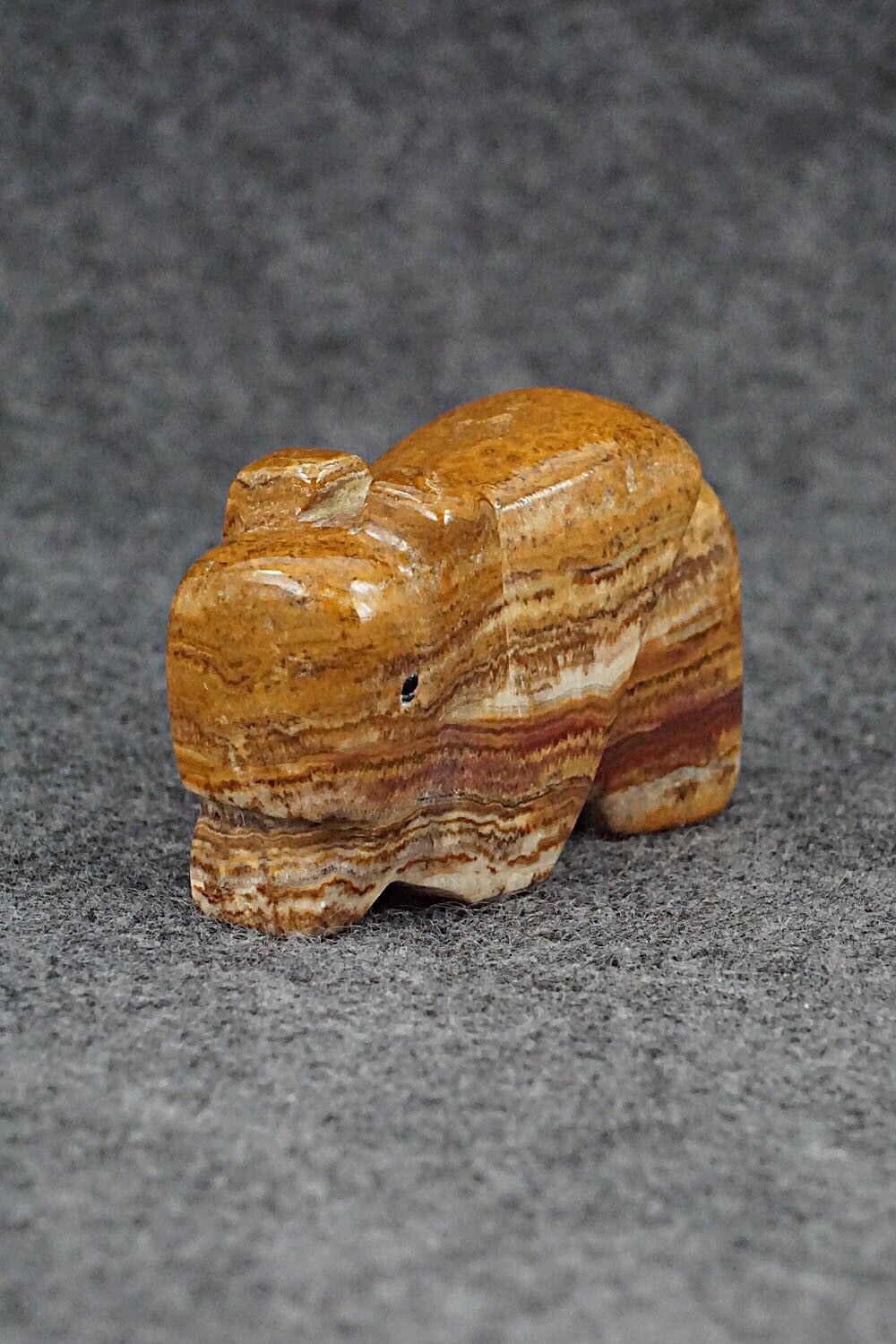 Buffalo Zuni Fetish Carving - Danny Lonjose