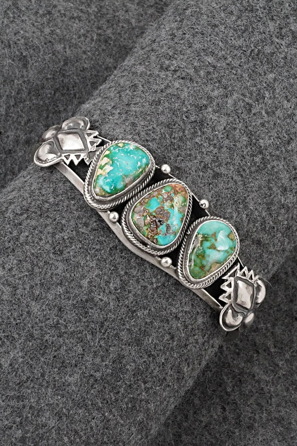 Turquoise & Sterling Silver Bracelet - Sharon McCarthy