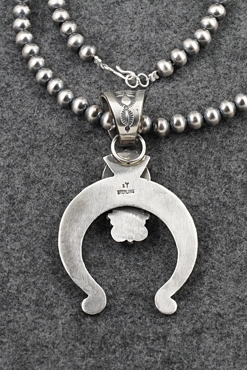 Turquoise & Sterling Silver Necklace - Samuel Yellowhair
