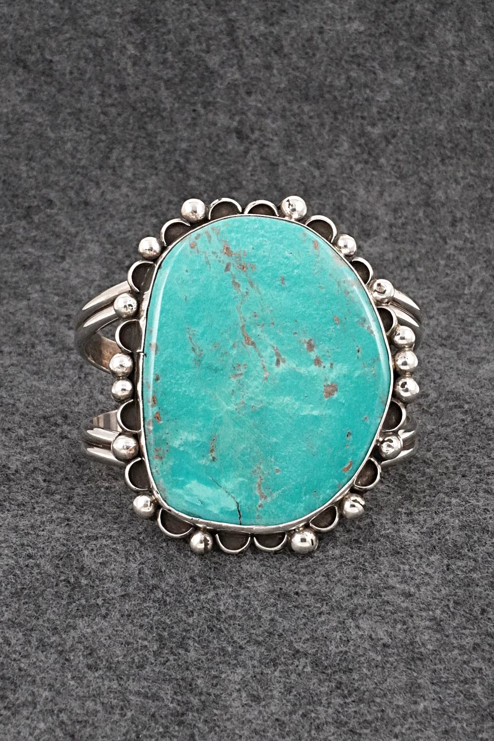 Turquoise & Sterling Silver Vintage Bracelet - Danny Henio