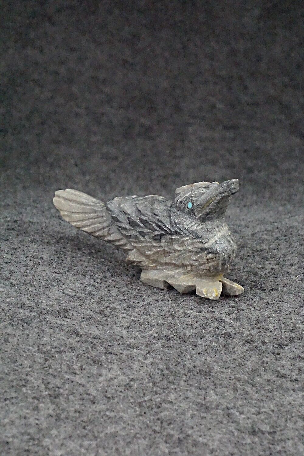 Roadrunner Zuni Fetish Carving - Tony Mackel