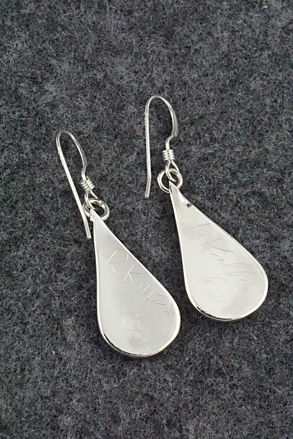 Multi Stone & Sterling Silver Inlay Earrings - Rhianna Kallestewa