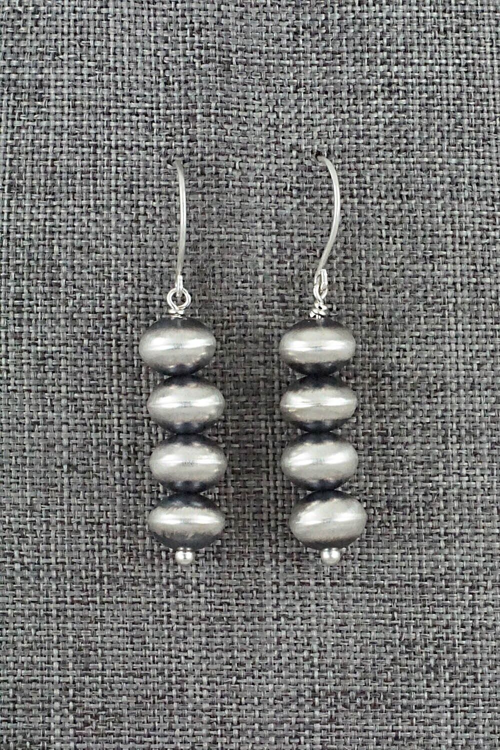 Sterling Silver Navajo Pearl Earrings - Bryannen Halwood