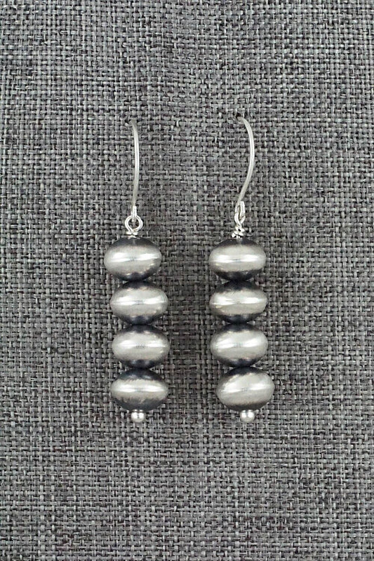 Sterling Silver Navajo Pearl Earrings - Bryannen Halwood