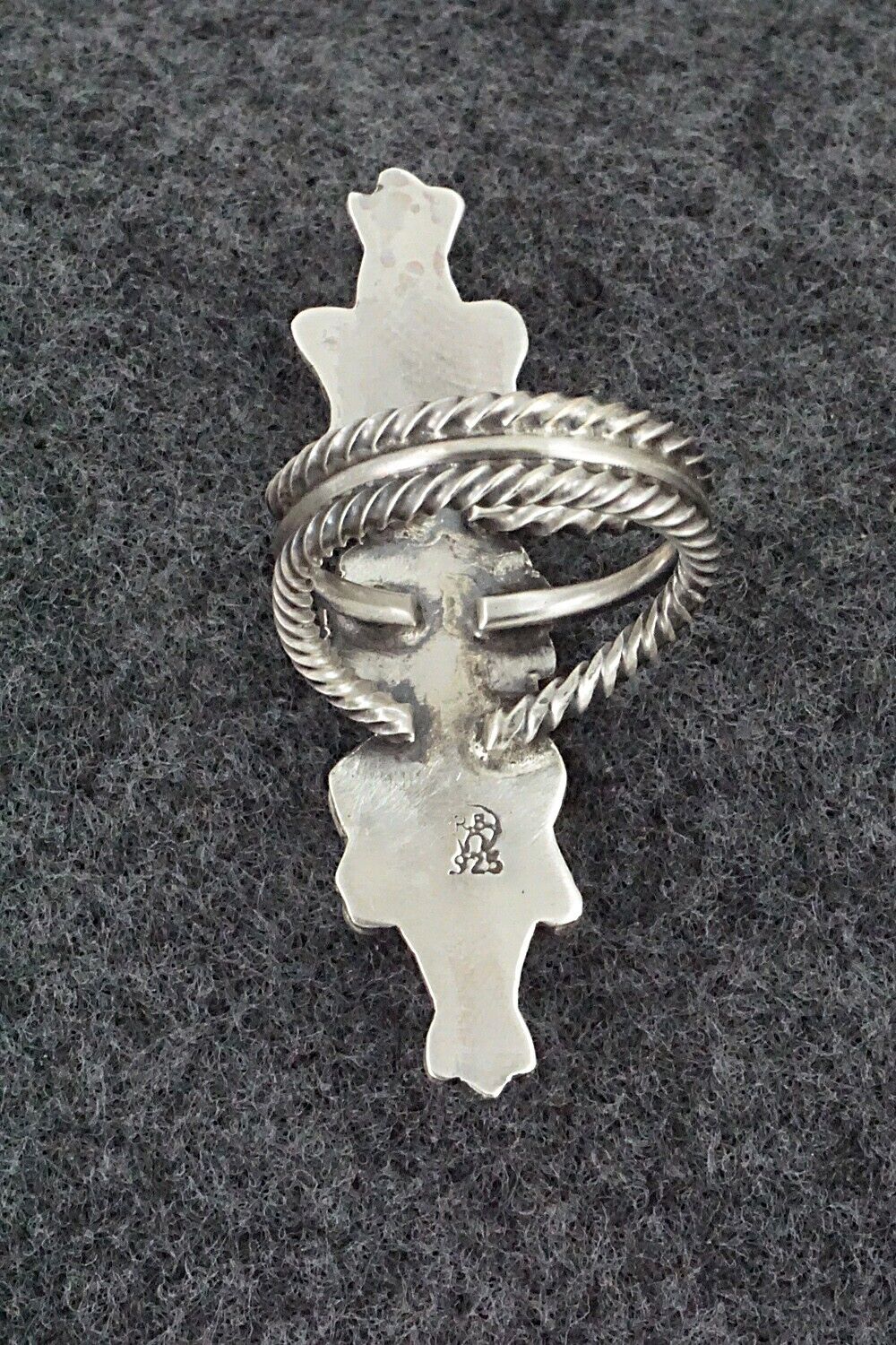 Sterling Silver Ring - Bobby Platero - Size 7.75